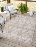 Hauteloom Nyla HSSONYLA8A2 Tan Machine Made Polypropylene Rug