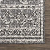 Hauteloom Limited Edition HSSODIAH8A1 Black Machine Made Polypropylene Rug