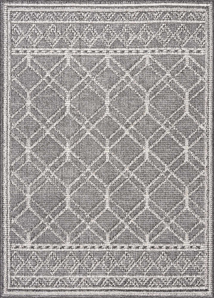 Hauteloom Limited Edition HSSODIAH8A1 Black Machine Made Polypropylene Rug