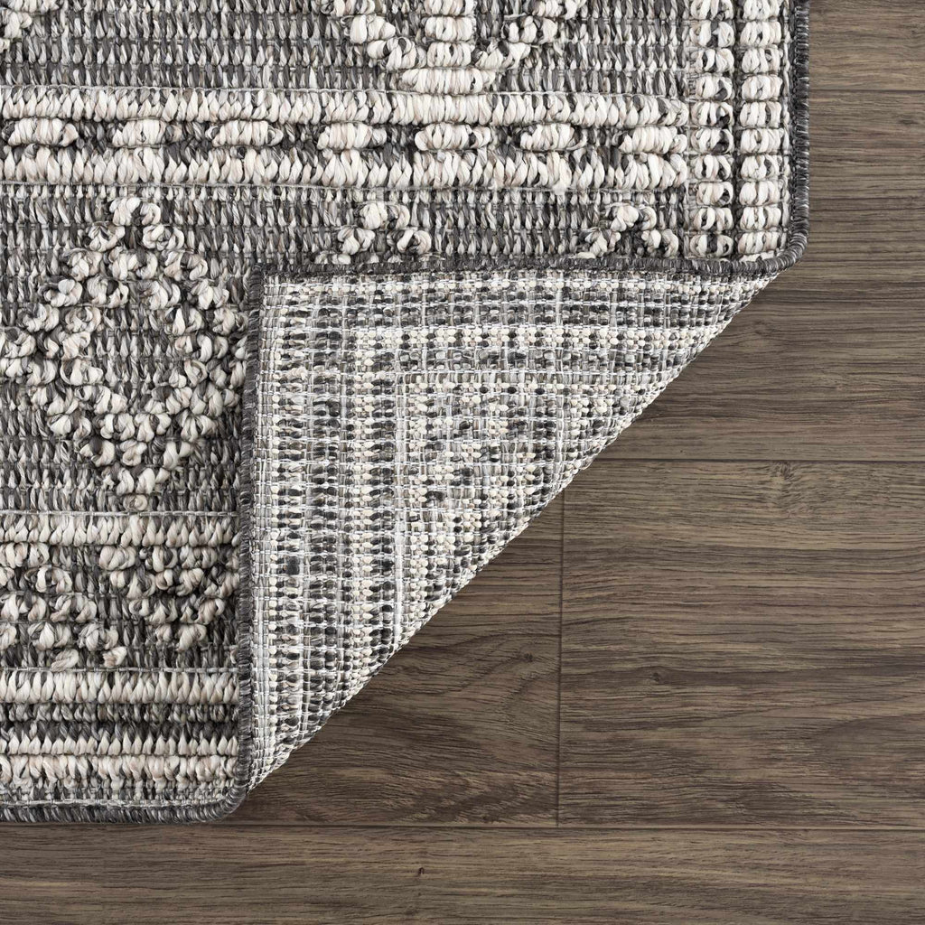 Hauteloom Limited Edition HSSODIAH8A1 Black Machine Made Polypropylene Rug