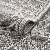 Hauteloom Limited Edition HSSODIAH8A1 Black Machine Made Polypropylene Rug