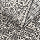 Hauteloom Limited Edition HSSODIAH8A1 Black Machine Made Polypropylene Rug
