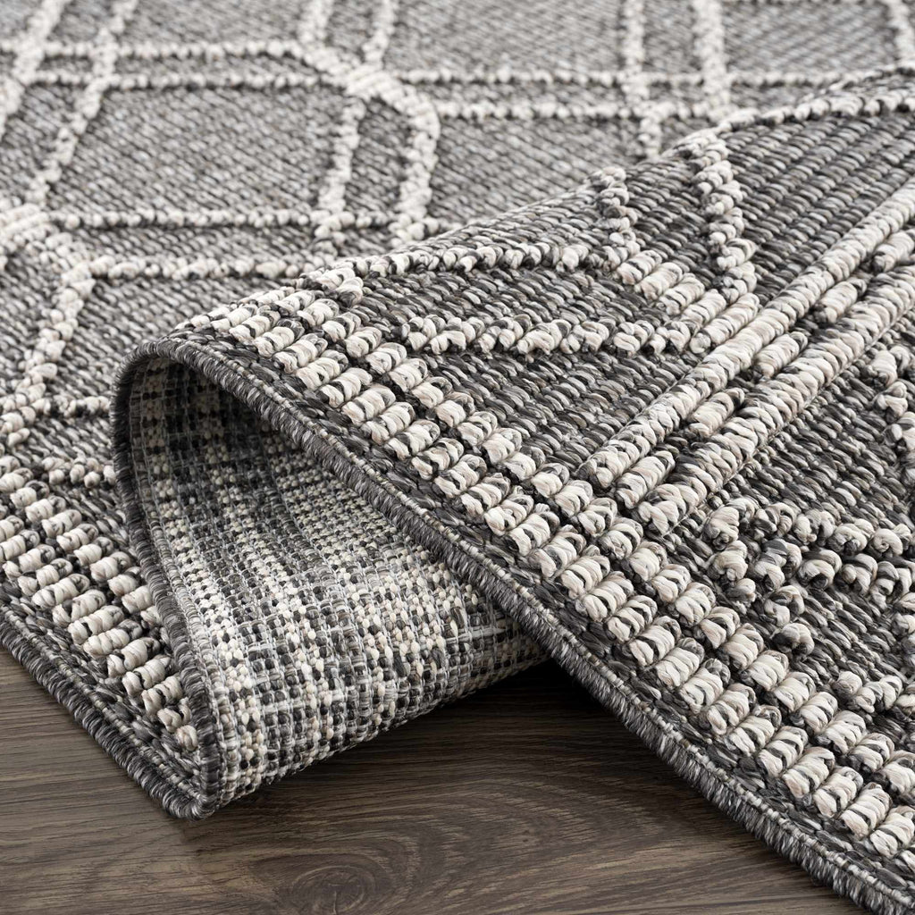 Hauteloom Limited Edition HSSODIAH8A1 Black Machine Made Polypropylene Rug