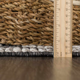 Hauteloom Limited Edition HSSODIAH8A1 Black Machine Made Polypropylene Rug