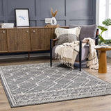 Hauteloom Limited Edition HSSODIAH8A1 Black Machine Made Polypropylene Rug