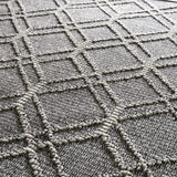 Hauteloom Limited Edition HSSODIAH8A1 Black Machine Made Polypropylene Rug