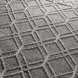 Hauteloom Limited Edition HSSODIAH8A1 Black Machine Made Polypropylene Rug