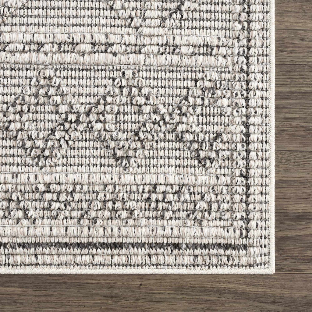 Hauteloom Diah HSSODIAH8A2 Beige Machine Made Polypropylene Rug