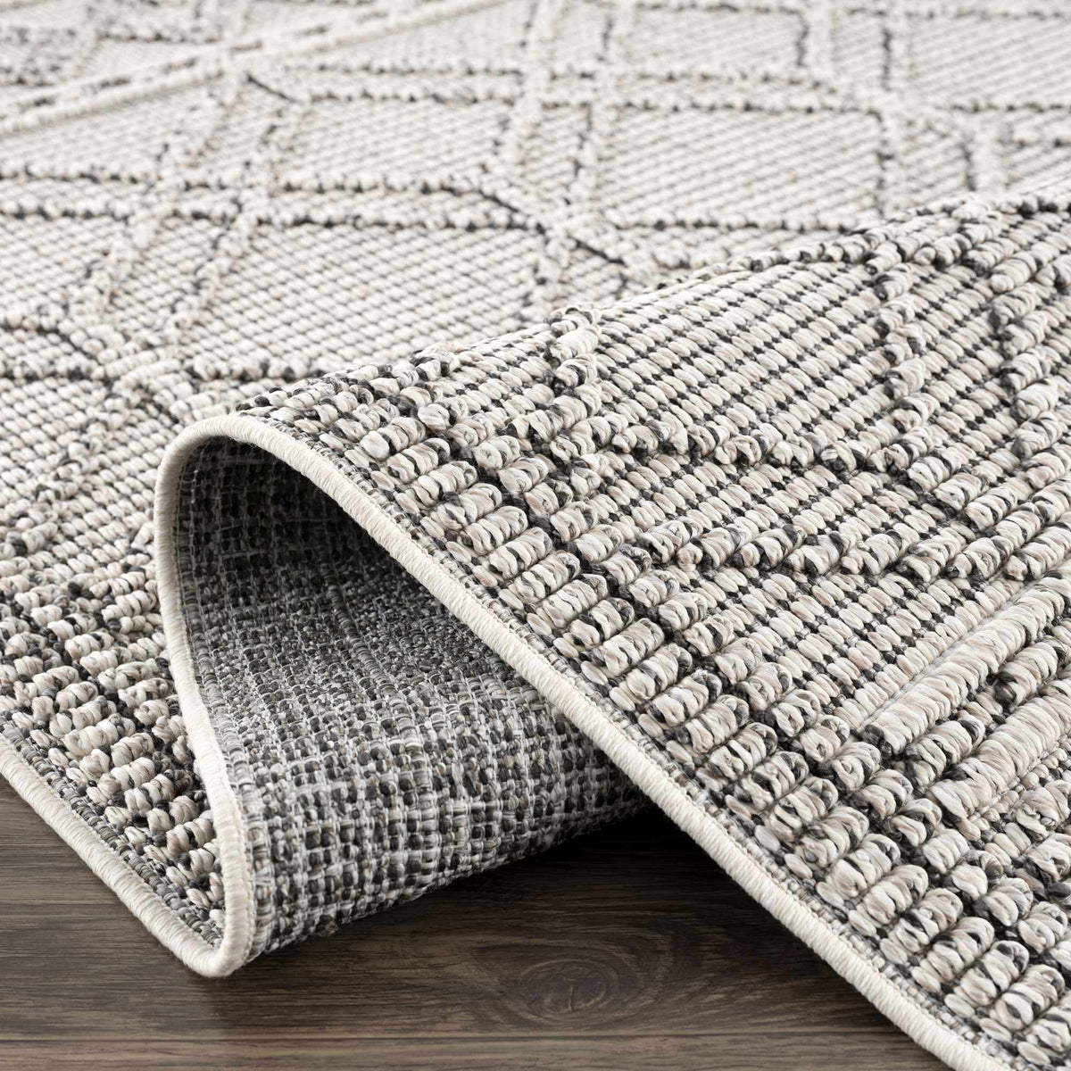 Hauteloom Diah HSSODIAH8A2 Beige Machine Made Polypropylene Rug