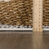 Hauteloom Diah HSSODIAH8A2 Beige Machine Made Polypropylene Rug