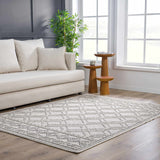Hauteloom Diah HSSODIAH8A2 Beige Machine Made Polypropylene Rug