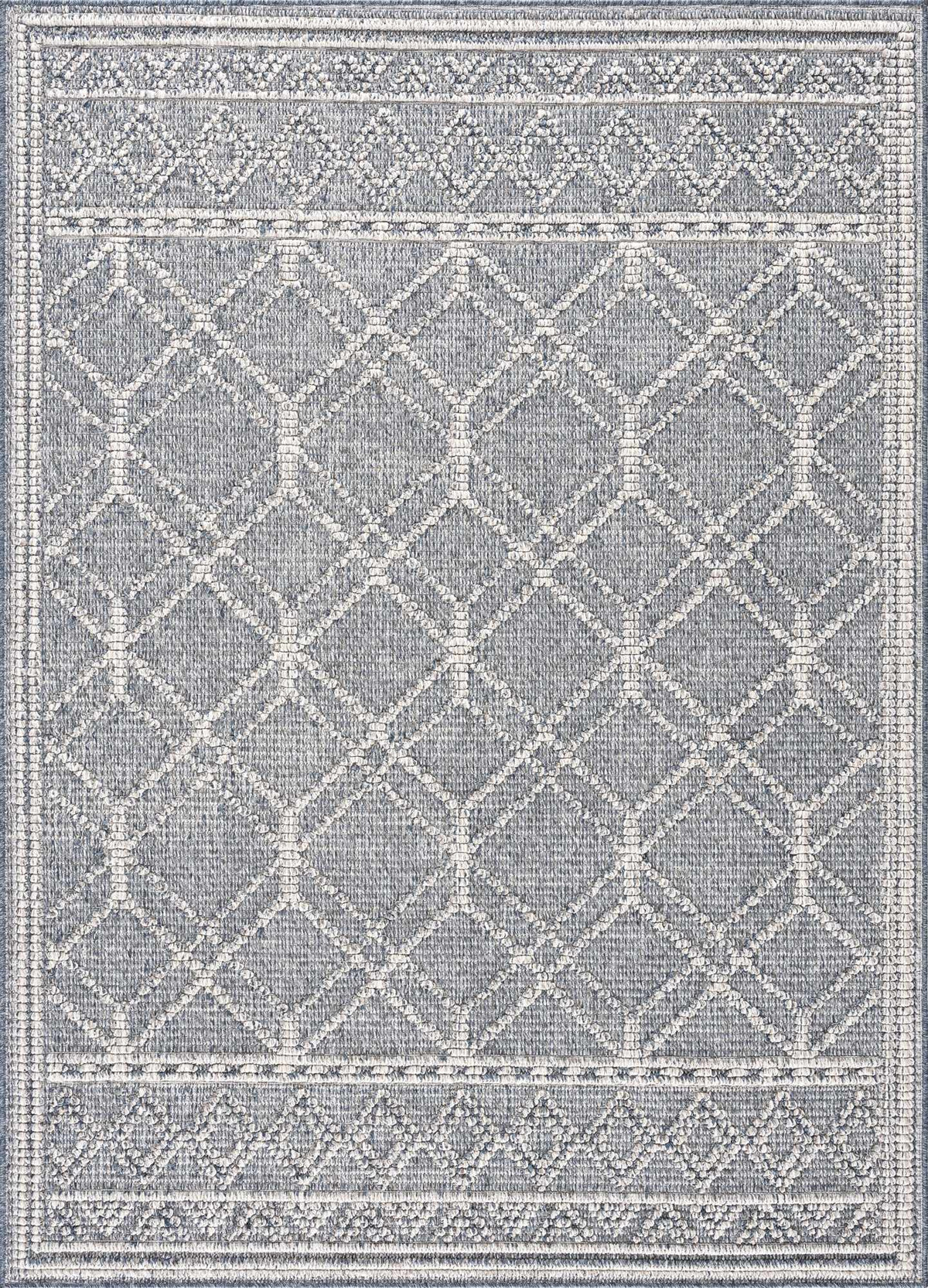 Hauteloom Limited Edition HSSODIAH8A3 Slate Blue Machine Made Polypropylene Rug