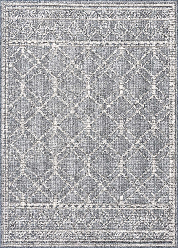 Hauteloom Limited Edition HSSODIAH8A3 Slate Blue Machine Made Polypropylene Rug