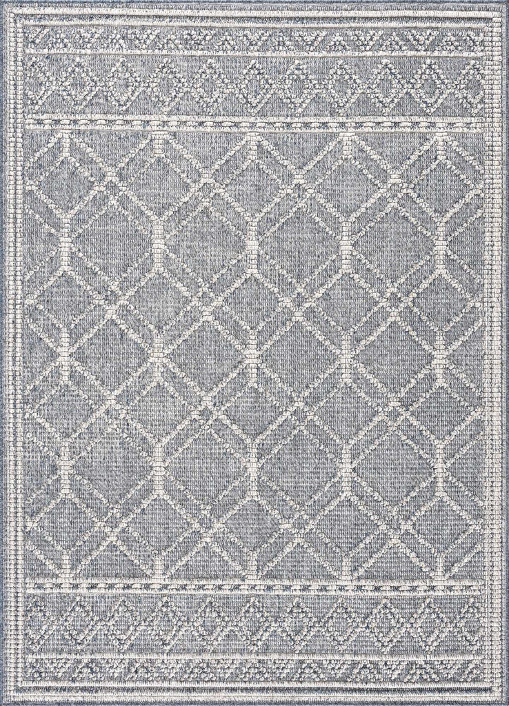 Hauteloom Limited Edition HSSODIAH8A3 Slate Blue Machine Made Polypropylene Rug