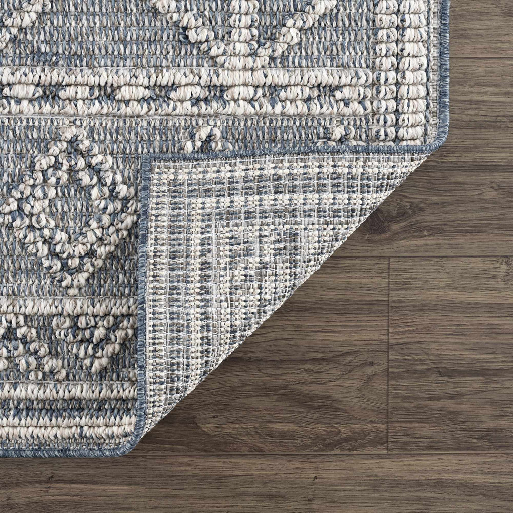 Hauteloom Limited Edition HSSODIAH8A3 Slate Blue Machine Made Polypropylene Rug
