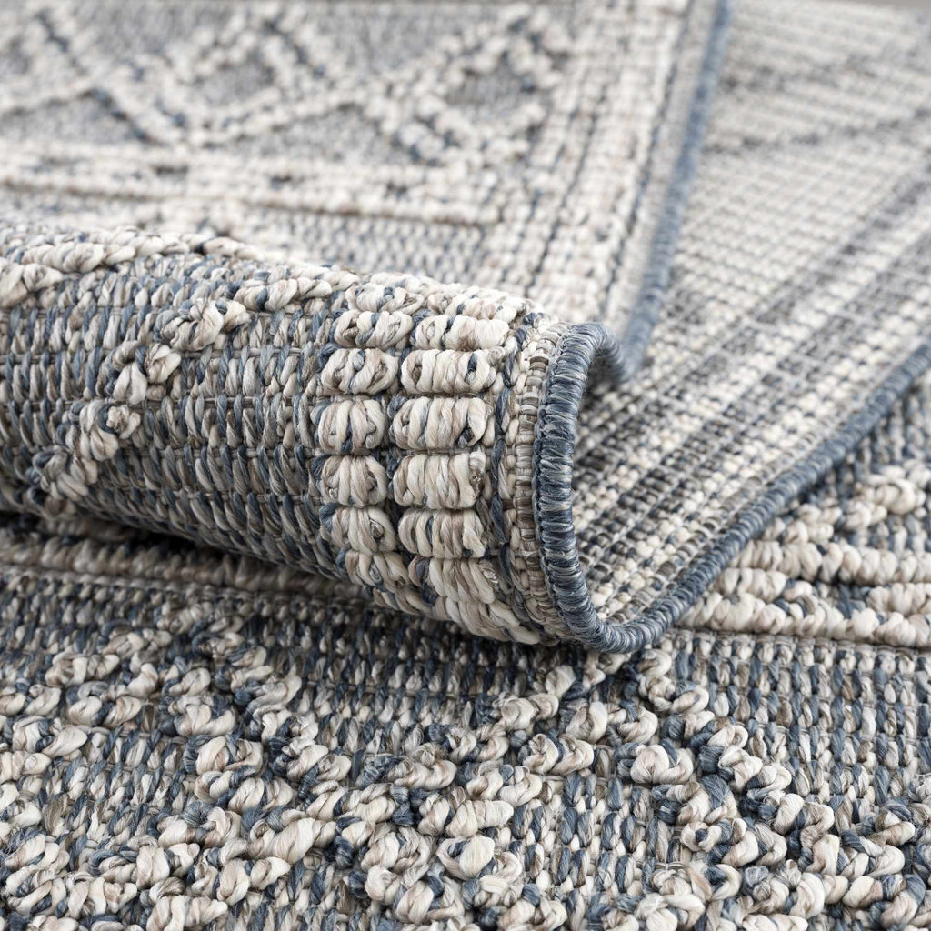 Hauteloom Limited Edition HSSODIAH8A3 Slate Blue Machine Made Polypropylene Rug