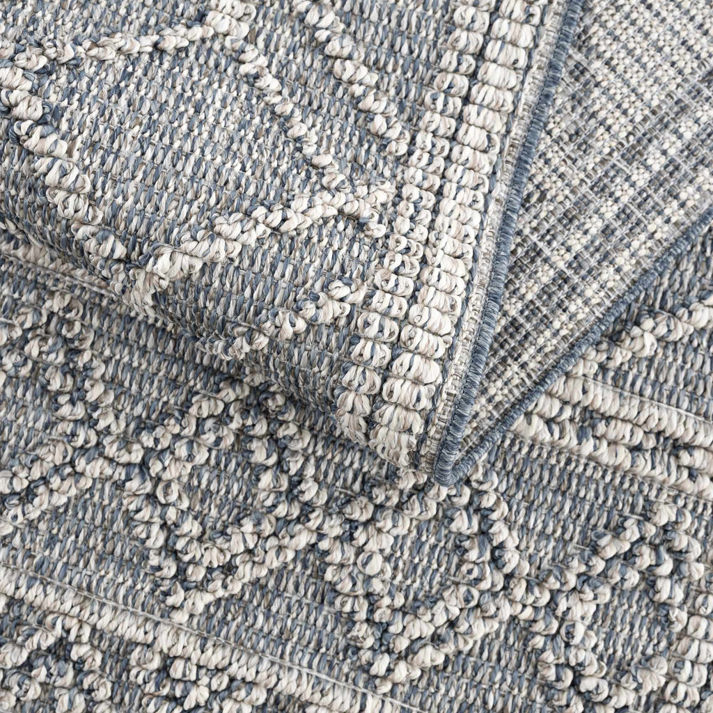 Hauteloom Limited Edition HSSODIAH8A3 Slate Blue Machine Made Polypropylene Rug