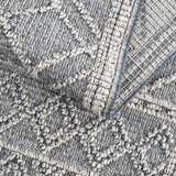 Hauteloom Limited Edition HSSODIAH8A3 Slate Blue Machine Made Polypropylene Rug