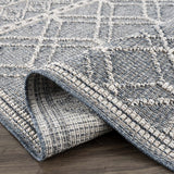 Hauteloom Limited Edition HSSODIAH8A3 Slate Blue Machine Made Polypropylene Rug