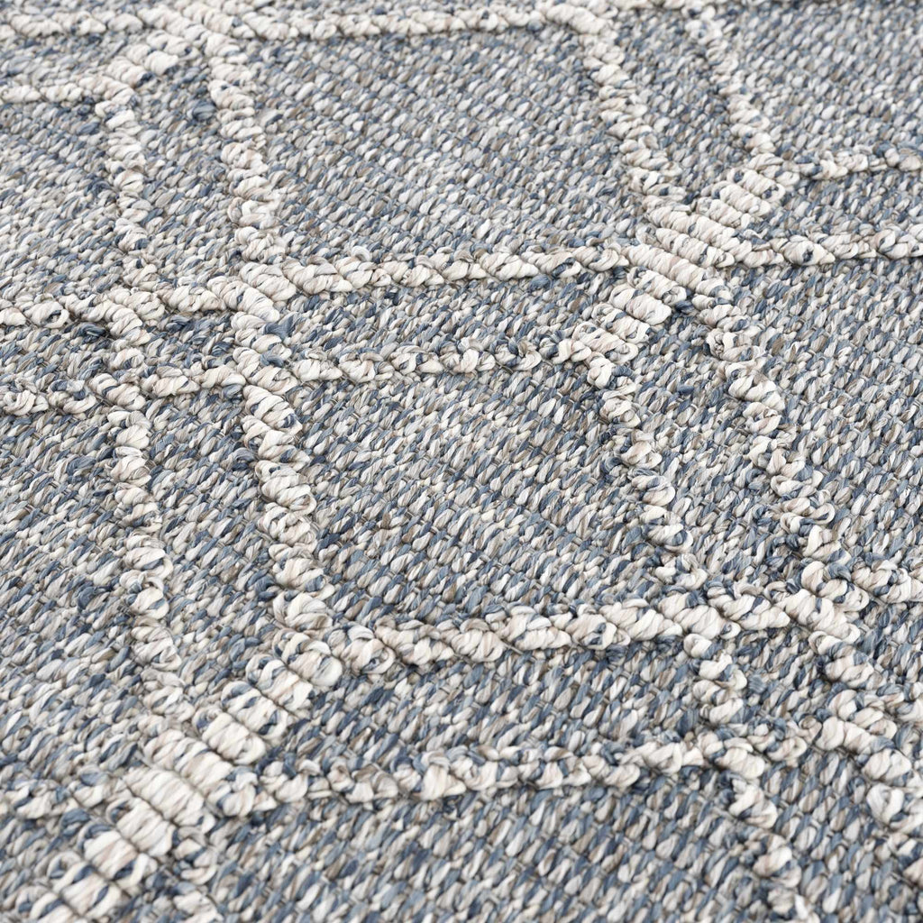 Hauteloom Limited Edition HSSODIAH8A3 Slate Blue Machine Made Polypropylene Rug
