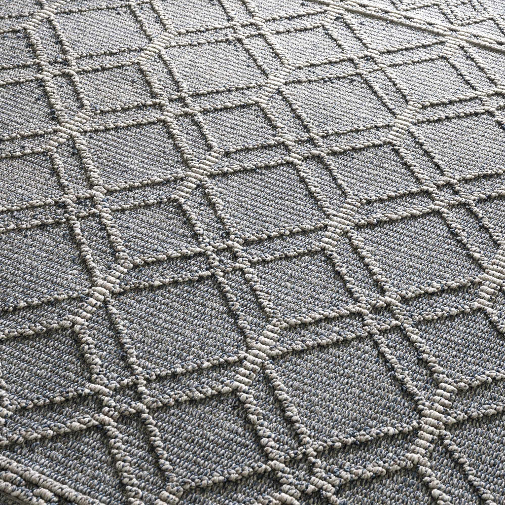 Hauteloom Limited Edition HSSODIAH8A3 Slate Blue Machine Made Polypropylene Rug
