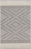 Hauteloom Areli SSSBARELIA4 Taupe Machine Made Polypropylene Rug
