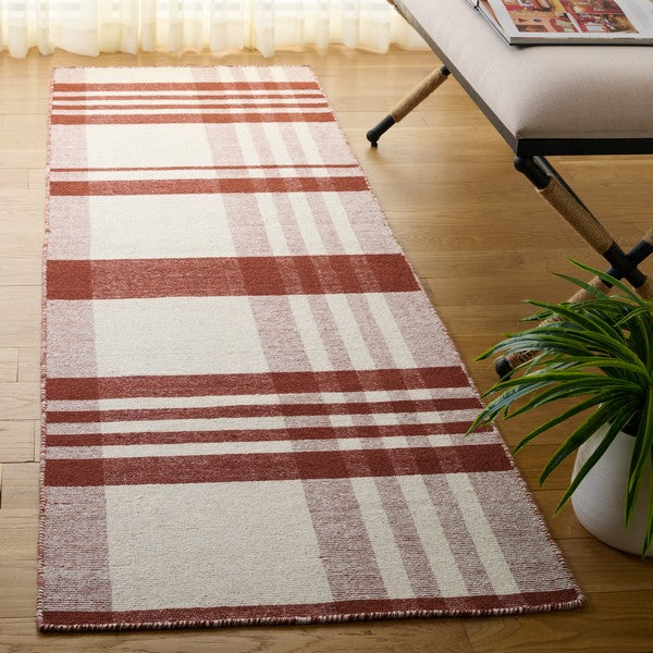 safavieh clearance striped kilim stk902p rust rug