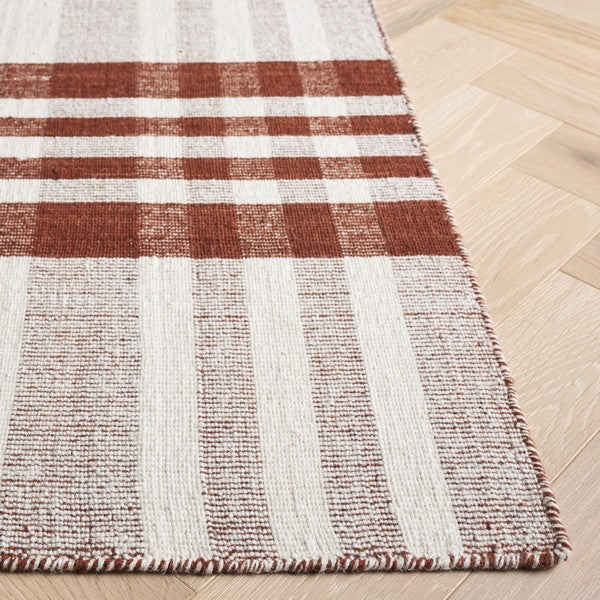 safavieh clearance striped kilim stk902p rust rug