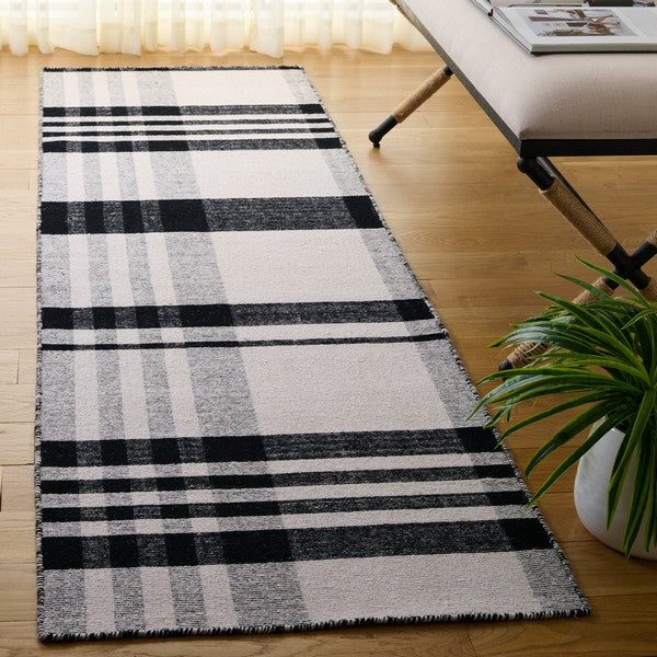 safavieh clearance striped kilim stk902u black rug