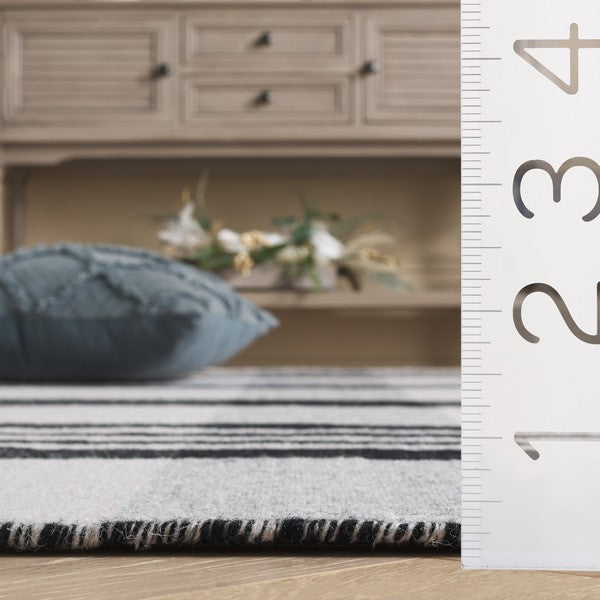 safavieh clearance striped kilim stk902u black rug