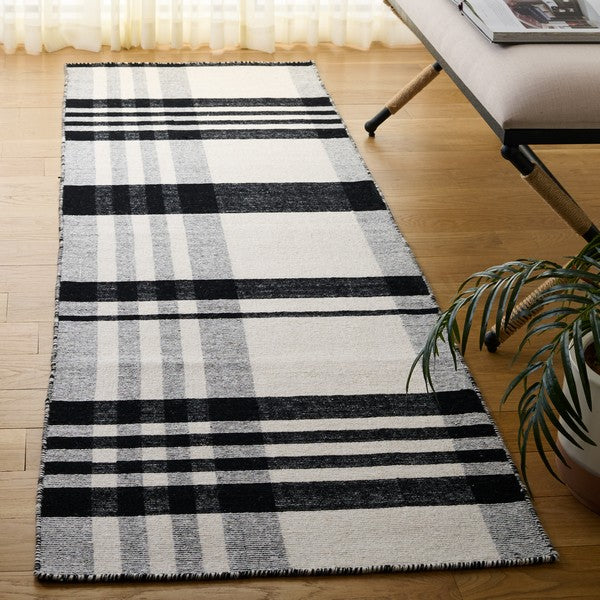 safavieh clearance striped kilim stk902z black rug