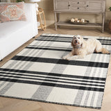 safavieh clearance striped kilim stk902z black rug