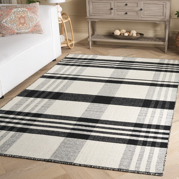 safavieh clearance striped kilim stk902z black rug