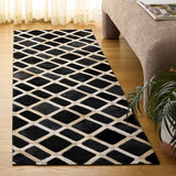 safavieh clearance studio leather stl103z black rug