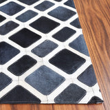 safavieh clearance studio leather stl103z black rug