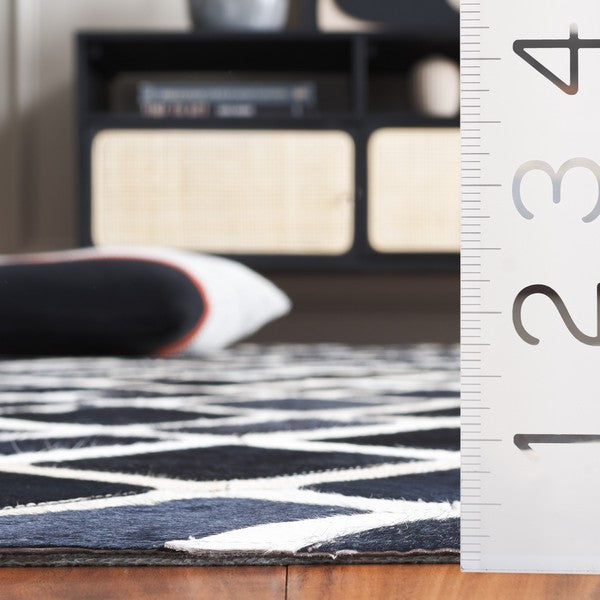 safavieh clearance studio leather stl103z black rug