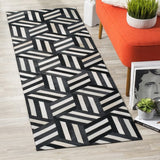safavieh clearance studio leather stl219a black rug