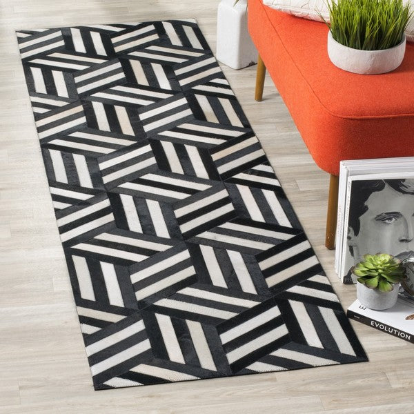 safavieh clearance studio leather stl219a black rug