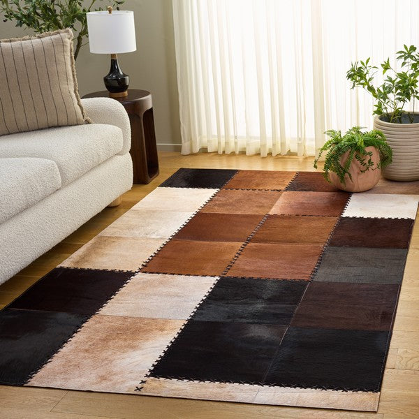 safavieh clearance studio leather stl824t brown rug