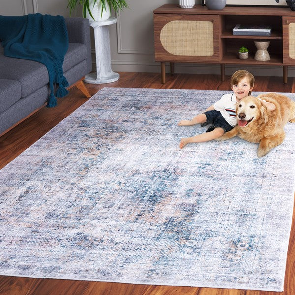Safavieh Clearance Santa Monica STM539Y Dark Green Rug