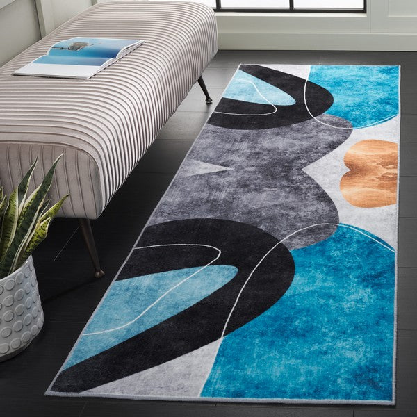 Safavieh Clearance Santa Monica STM837G Dark Grey Rug