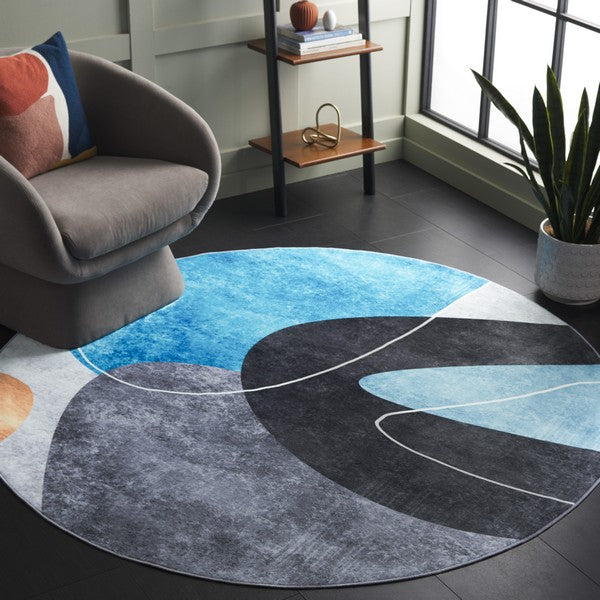Safavieh Clearance Santa Monica STM837G Dark Grey Rug