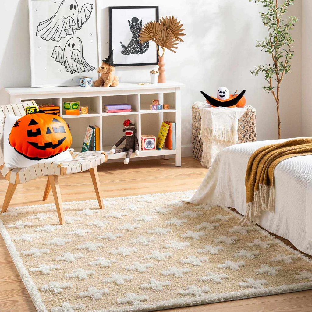 Hauteloom Satu SRDGSATU8A4 Mustard Machine Made Polyester Rug