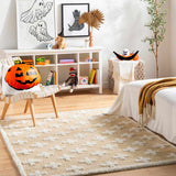 Hauteloom Satu SRDGSATU8A4 Mustard Machine Made Polyester Rug
