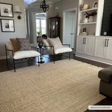 Hauteloom Senneterre SENN Cream Woven/Flatwoven Jute Rug