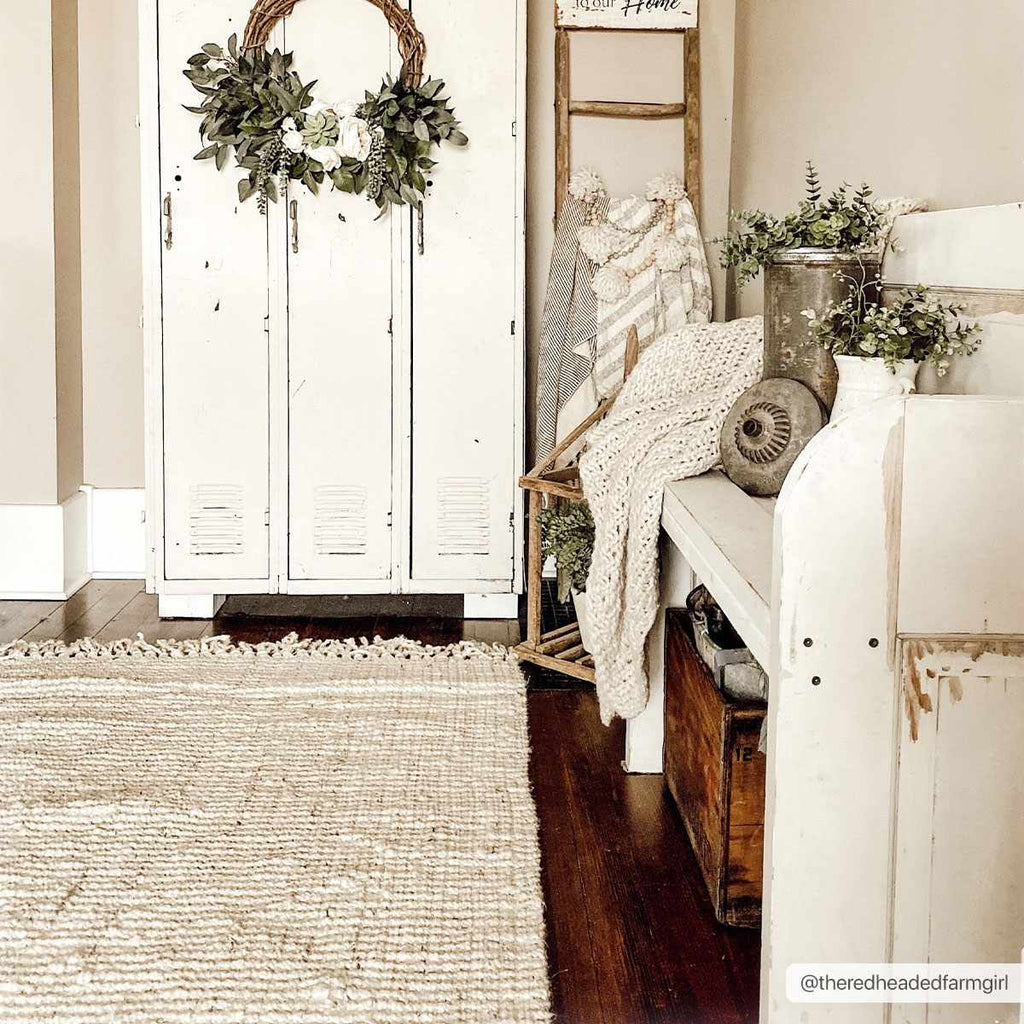 Hauteloom Senneterre SENN Cream Woven/Flatwoven Jute Rug