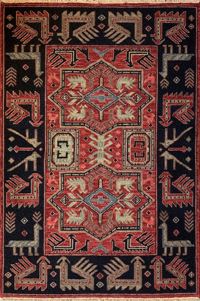 tibet rug company tribal shirvan red rug