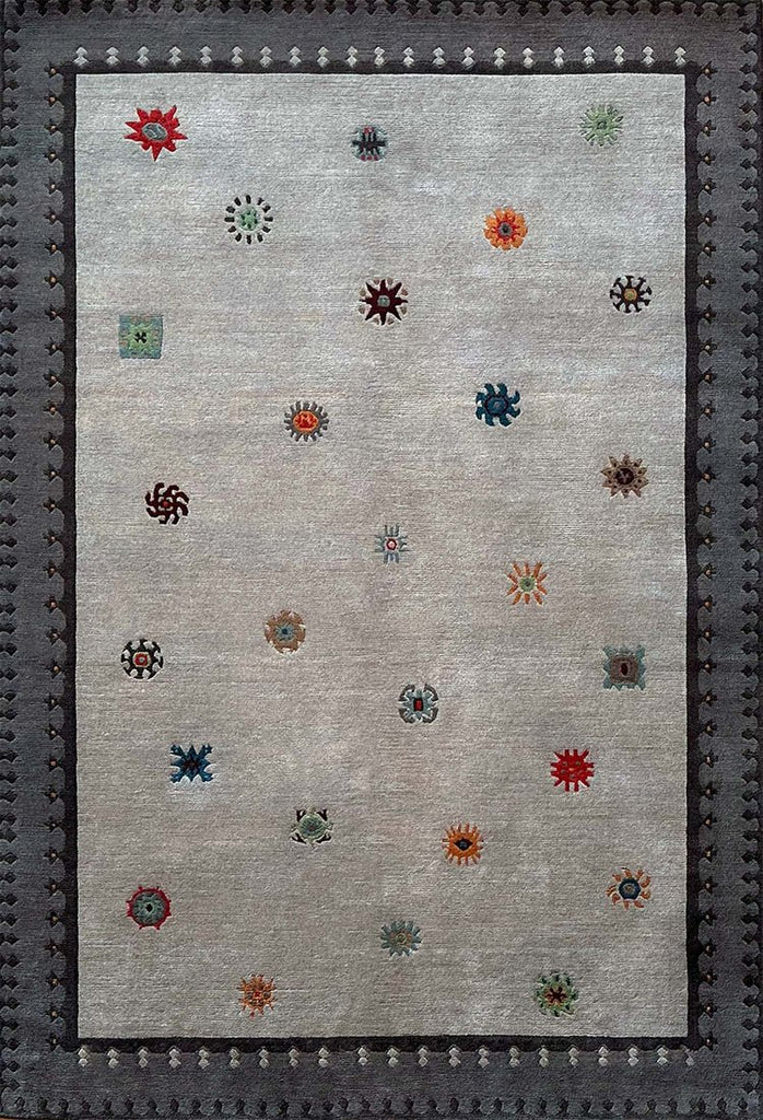 Tibet Rug Company Sun SOL Ash Rug