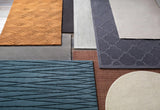 Hauteloom Hughson HUG Charcoal Loom Knotted Wool Rug