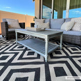 Hauteloom Spilsby SPIL Black Machine Made Olefin Rug